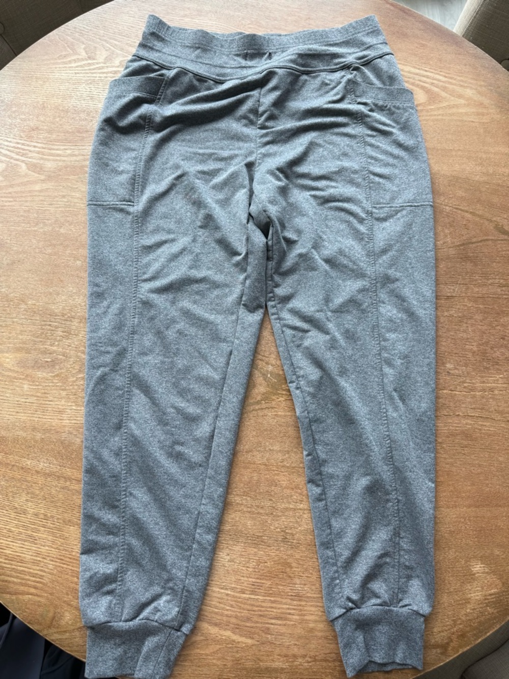 Womens Heather Gray Jogger Pants - Comfortable Everyday Bottoms